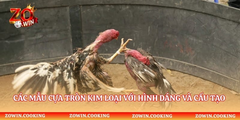 Các mẫu cựa tròn kim loại với hình dáng và cấu tạo khác nhau